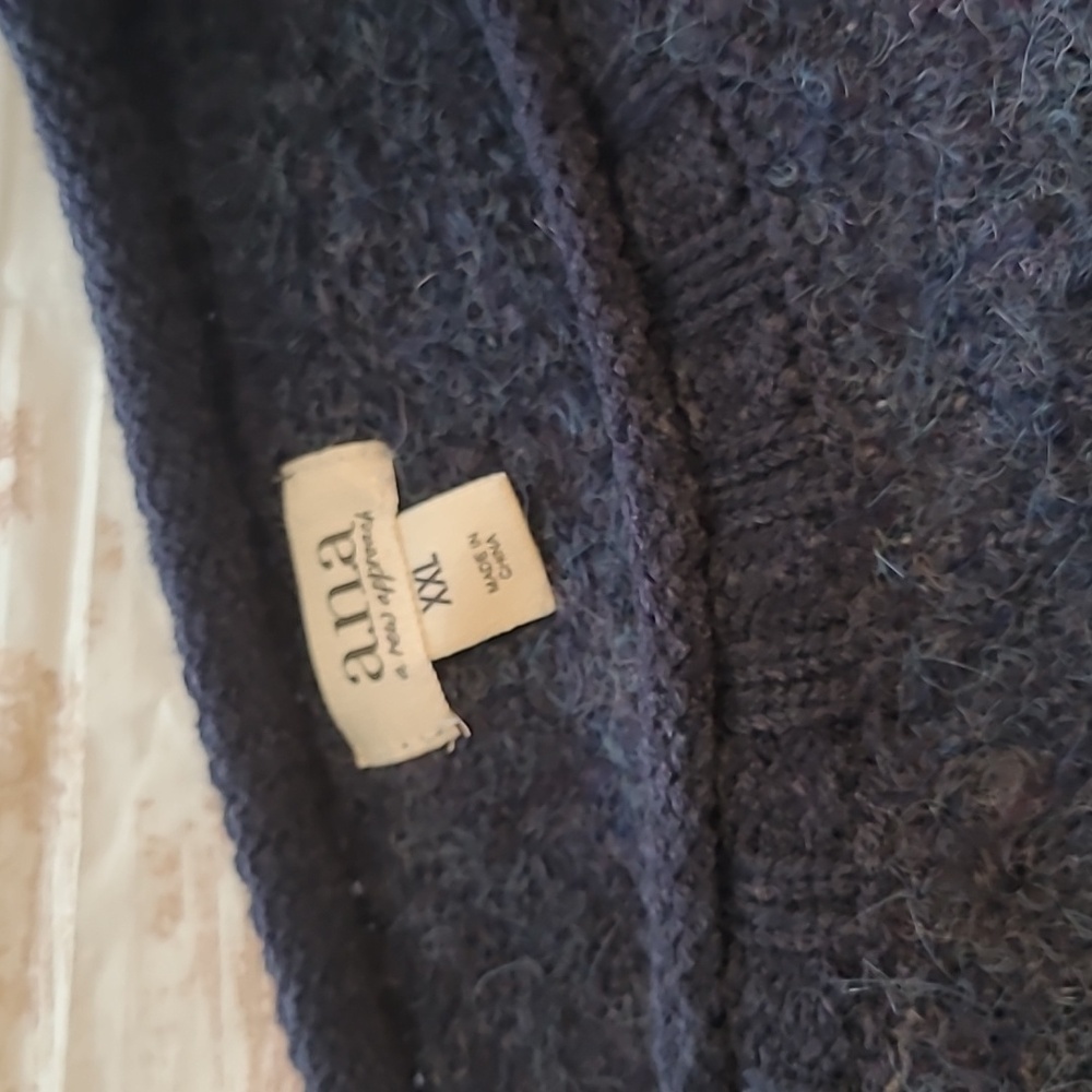 A.N.A XXL nwt long sleeve sweater - Picture 2 of 8